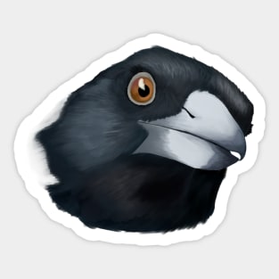 Magpie Face Sticker